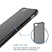 LUVVITT Clear Grip 7 Plus / 8 Plus Case with Air Pocket Reinforced Corners for 7 Plus (2016) and 8 Plus (2017) - Transparent Black
