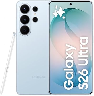 Galaxy S26 Ultra, 1TB, Smartphone con Galaxy AI, Cámara 200MP, 16GB RAM, Batería 5000mAh, Garantía del Fabricante 3 Años+1 Año Extra, Color Violeta Cobalto (Versión Española)
