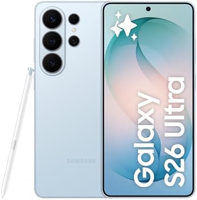 Galaxy S26 Ultra, 1TB, Smartphone com Galaxy AI, Câmara de 200MP, 16GB de RAM, Bateria de 5000mAh, Garantia do Fabricante 3 Anos + 1 Ano Extra, Cor Cobalto Violeta (Versão Espanhola)