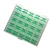 Colorsheng Box of 25pcs Green Bobbins for Viking Husqvarna Sewing Machines Plastic #4131825-45#