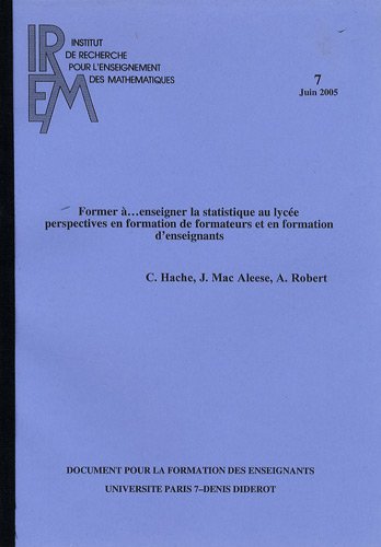 Former à enseigner la statistique au lycée