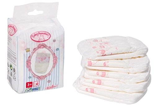 Baby Annabell - Pack Of 5 Nappies