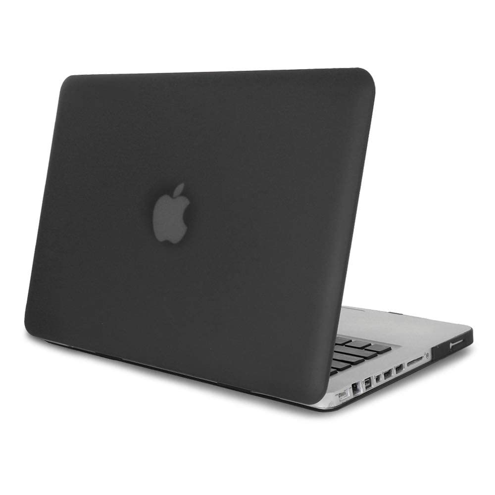 Compatible with MacBook Pro 13 inch Case (Model: A1278, with CD-ROM) Old Version Early 2012/2011/2010/2009/2008, Protective Plastic Hard Shell Case Cover, (matte black)