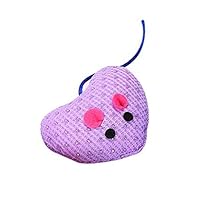 Aardich Pet Supplies Creative Realistic Lovely Love Heart Shaped Design Cat Toy Stuffed Animal Molding Toy Cat Interactive Play