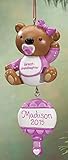Personalized Great Granddaughter Bear Ornament