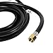 X Home 12 Feet Low Pressure Propane Regulator and Hose for QCC1 LPG Tank and LP Gas Grill, Heater, Fire Pit and More, 3/8 inch Female Flare Fitting, 11 w.c.