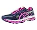 ASICS Women's Gel Kayano 22 Running Shoe, Indigo Blue/Pink Glow/Pistachio, 6.5 M US
