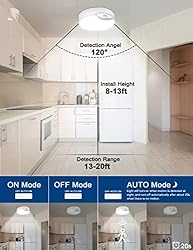 Nouscan Battery Operated Motion Sensor Ceiling