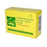Lemongrass and Tea Tree Oil Soap Bar 5 Ounces- Pack of Two
