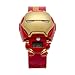BulbBotz Marvel 2021142 Iron Man Kids Light up Watch | red/Gold | Plastic | Digital | LCD Display| boy Girl | Official