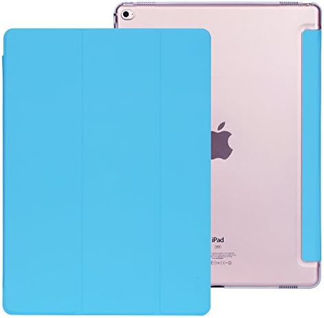 iPad Pro Case 12.9 inch,SINHONG [Magnet Closure] Leather Slim Fit Flip Cover and Case Smart Auto Sleep / Wake with Kickstand for Apple iPad Pro 12.9 Inch - Sky Blue