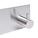 Moldiy Towel Hooks, Bathroom Towel Hooks - Brushed Nickel, 3M Adhesive Towel Hook