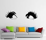 Hot Eyes Sexy Girl Wall Decal Vinyl Sticker Beautiful Eyes Makeup Home Interior Housewares Art Murals Bedroom Decor (1hey01e)