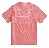 Vineyard Vines Men's Vintage Whale Pocket T-Shirt - Coral Reef
