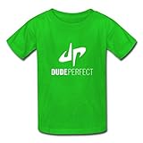 Mr.Potato 2016 Incomparable Dude Perfect Green kid Tee Shirt Medium