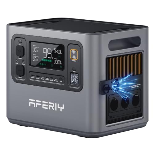 AFERIY 3000W2048Wh Tragbare Powerstation, Erweiterbar auf 10240Wh, Camping