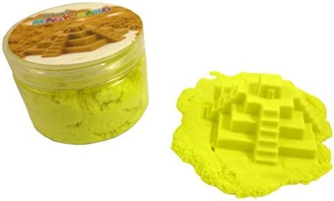 Magic Sand Refill - 250g- YELLOW - Play Sand With No Mess! - Sculpture, Mold And Play!! by Magic Sand