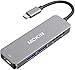 USB C Hub HDMI Adapter for MacBook Pro 2019/2018/2017, MOKiN 5 in 1 Dongle USB-C to HDMI, Sd/TF Card Reader and 2 Ports USB 3.0 (Space Gray) primary