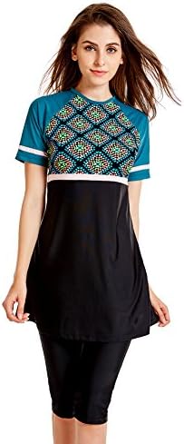 Modest Swimwear Women Semi Muslim Shorts Swimsuit Surfing Suit