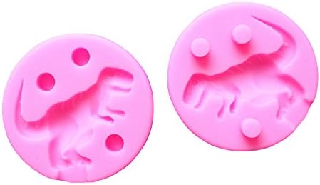 Silicone Diverse Shape Chocolate Fondant Cake Cookie Baking Icing Soap Mold (Dinosaurs)