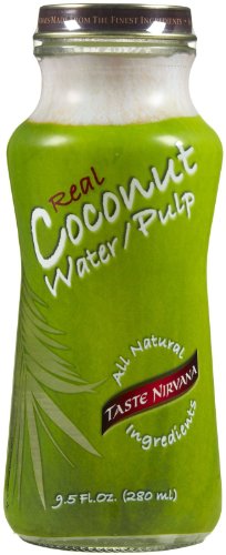 Taste Nirvana Coconut Water - with Pulp - 9.5 oz - 12 ct