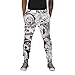Fromdream Ahegao Sweatpants Mens Otaku Trousers Long Pants 3D Print Cool Joggers Work Out Clothes with Drawstring M