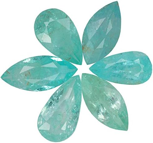 Ploythai 4.34CT Awesome AA 6PCS Marquise & PEAR Copper Bearing PARAIBA Tourmaline