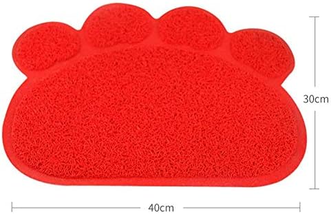 DDbrand Cats Litter Trapping Mats Pads 30 * 40cm PVC Elastic Fiber Mats for Cats Litter Boxes