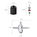 ZHSMS Valve Stem Removal Tools - 20pcs Valve Cores, 10pcs Tire Valve Caps, 4-Way Valve Tool,Tire Pressure Gauge, Single & Double Heads Valve Core Removal/Installation Tools