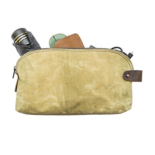 Waterproof Waxed Canvas Large All Purpose Dopp Kit Utility Bag With
Interior Leather Edge Lining Handmade by Hide & Drink Waterproof Waxed Canvas Large All Purpose Dopp Kit Utility Bag With
Interior Leather Edge Lining Handmade by Hide & Drink