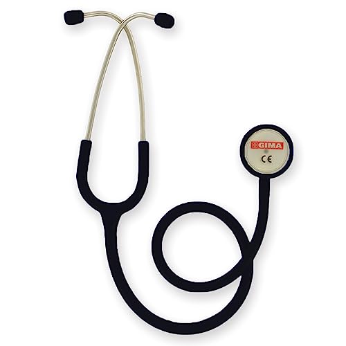 Gima 32534 - Stesoscopio Duofono Classic, Lira Colore Nero, Littmann Style, Adulti, Stetoscopio Professionale