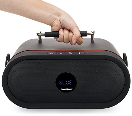 SoundBeast Minotaur All-In-One Karaoke, Music, Portable PA Bluetooth Speaker System with 2 Wireless Microphones