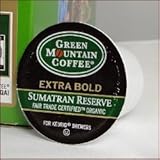 SUMATRAN RESERVE Fair Trade & Organic by Green Mountain 120 K-Cups for Keurig Brewing Systems