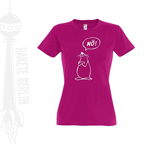 Damen-T-Shirt-N-Comicfigur-Baumwolle