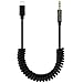 iPhone 8 iPhone X Aux Cord, Dreamvasion Spring Coiled Stereo Audio Cable with 8pin Male Lightning to Male 3.5mm Headphone Jack Adapter [Extend to 5ft] for iPhone 8 / 8 Plus, iPhone X, iPhone 7 /7 Plus