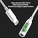 (2 Pack) Headphone Adapter for Phone Adapter to 3.5mm Converter Earphone Adapter for Phone X 8/8 Plus Accessories Headphone Cable Splitter Audio Jack Headphone Cable Earbud Adapter Support iOSthumb 1