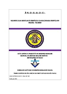 Livro Manual do Mestre Maçom Egípcio: Rito de Memphis (Rituais das Maçonaria Livro 3)