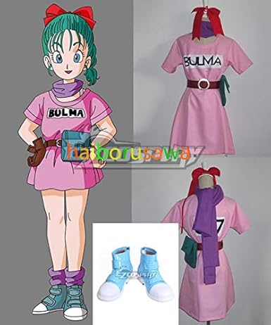 Amazon Kyuucos ドラゴンボールz ブルマ コスプレ衣装 靴全セット コスプレ 仮装 通販