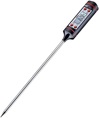 Meat Thermometer, Digital Cooking Thermometer with Instant Read, LCD Screen - Best for Kitchen, Grill, BBQ, Milk, and Bath Water.