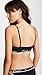 Calvin Klein Women's Id Cotton Large Waistband Triangle Unlined Bra, Black, Medium