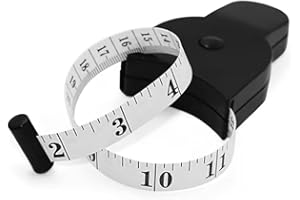 2 Pack Soft Tape Measure, Body Measuring Tape for Fitness - Flexible Sewing Tailor Cloth Tape with Inches & Centimeters, for 