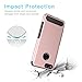 Honor 7x Case, Huawei Mate SE Case, OMOTON Slim Anti-Scratch Protective Phone Case with High Impact Protection, Dual Layers and Non-slip Design for Huawei Honor 7x, Huawei Mate SE 5.93 inch, Rose Gold