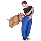 Inflatable Dog Bite Costume for Children, Standard, by Gemmy Industries