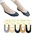 Huluwa Women's Socks Ultra Thin Ice Silk Low Cut No Show Liner Non Slip Summer Socks, 5 Pairs, 5 Colours