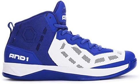 blue and white and1 shoes