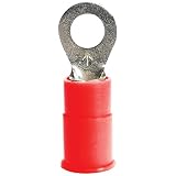 Install Bay RVRT8 22 - 18 Gauge Vinyl Ring Terminal, 100 Pack
