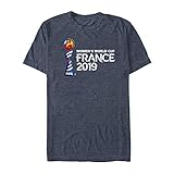 Fifth Sun FIFA Women's World Cup France 2019 Men's Color Tournament Logo Navy Blue Heather T-Shirt