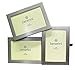 3 Picture Brushed Aluminum Satin Silver Color Photo Picture Frame - Will Take 3 Photo Of 6 x 4 Inches (15 x 10 cm).