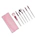 Lisli® 7pcs Professional Cosmetic Makeup Brush Set Power Blush Eyeshadow Eyebrow Lip Brushes (Pink)