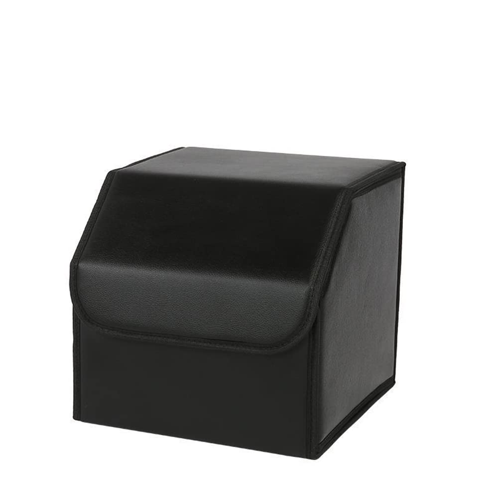 車用収納ボックス トランク 収納 車用収納ポケット 車 トランク 収納ボックス 車 トランクボックス 大容量 頑丈 防水 組み立て簡単 後部座席 助手席 トランク 車用収納ケース 車内 収納 べんりグッズ ラゲッジボックス 車載バッグ トランクボックス ラゲッジルーム (ブラック, S(30×30×30cm)) [並行輸入品]